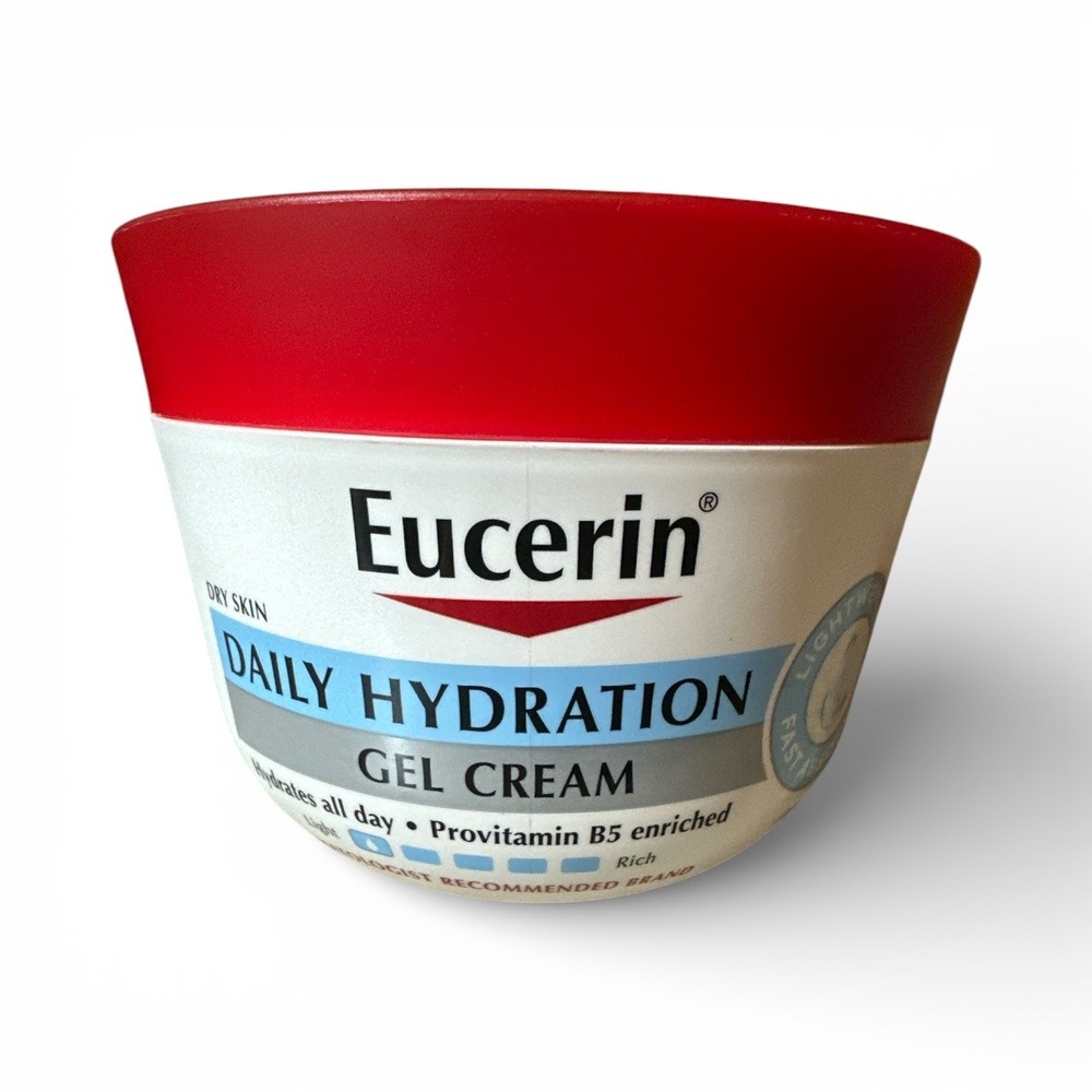 Eucerin Daily Hydration Gel Cream Unisex 12oz Provitamin B5 Dry Skin Hydrate New